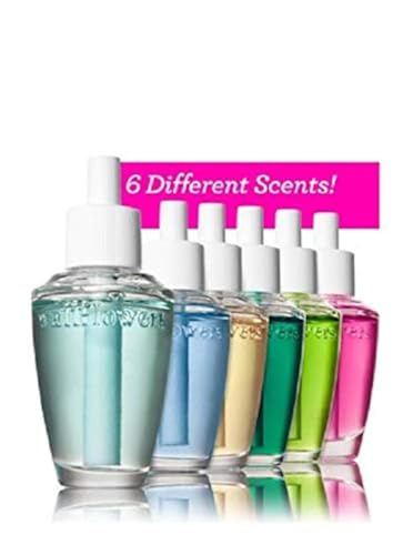 6-Pack Home Fragrance Refills Sampler, Assorted Scents for Diffusers