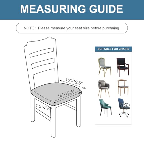 Waterproof Stretch Chair Covers for Dining Room Chairs (4 PCS)