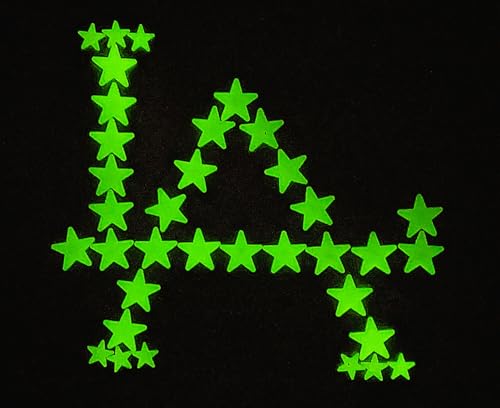 Glow in the Dark Stars for Ceiling & Wall - 200 Pc Decor Set with Star Map
