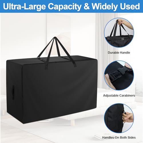 Folding Mattress Storage Bag for 6" Queen Mattress - Waterproof Carry Case