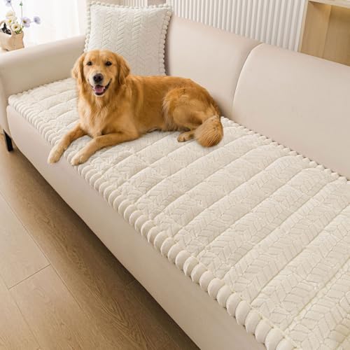 Non-Slip Pet Couch Cover - Washable Soft Sofa Slipcover (27.6 x 59 in)