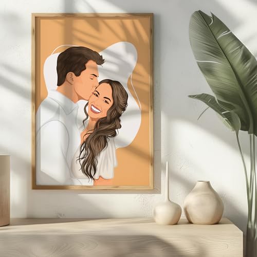 Custom Hand-Drawn Portrait Illustration from Your Photo
