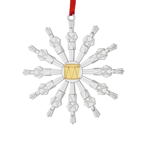 Nambé Twelve Days of Christmas Hanging Tree Ornament - 12 Drummers Drumming
