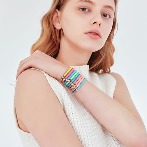 Colorful Preppy Friendship Bracelet Set for Kids Party Favors