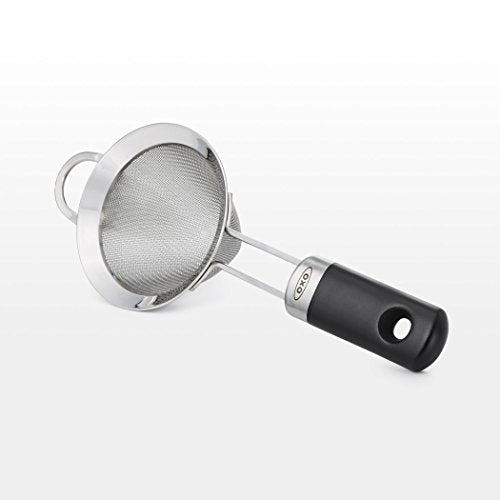 OXO Fine Mesh Cocktail Strainer - Stainless Steel Bar Tool, Conical Design