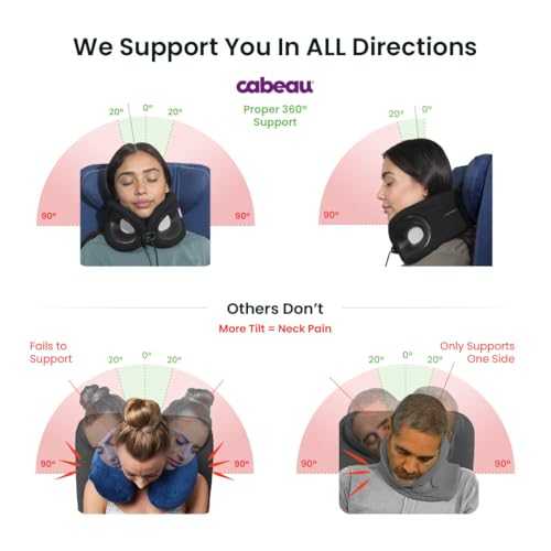 Customizable Travel Neck Pillow with Memory Foam Support
