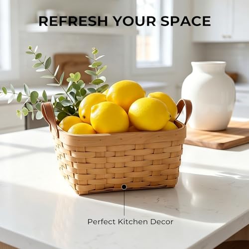 12PCS Large Artificial Lemons - 3.7" Faux Fruit for Decor
