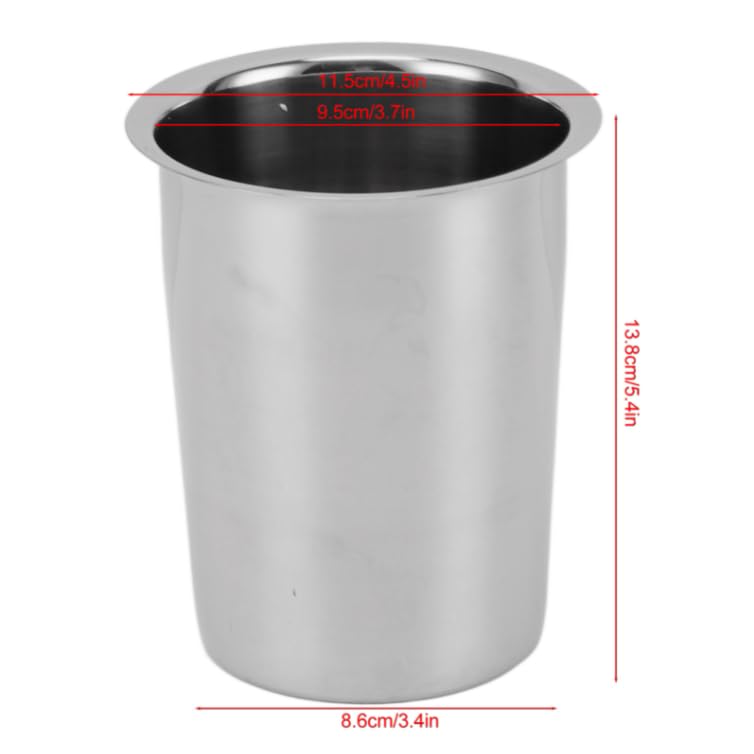 HEEPDD Stainless Steel Kitchen Utensil Holder, Countertop Organizer for Cooking Utensils, Silverware, Chopsticks, 5.4 x 3.4 Inch, 3 Pack