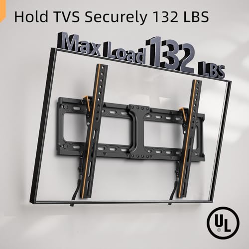 IWORKBOARD Tilting TV Wall Mount for 32 to 90 Inch TVs up to 132 lbs