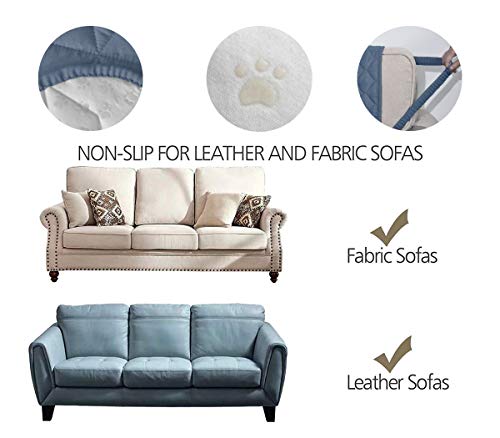 Water-Resistant Quilted Loveseat Cover for Pets and Kids - 54''