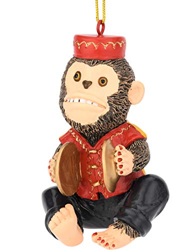 Tree Buddees Retro Wind-Up Monkey Christmas Ornament - Funny Holiday Decor