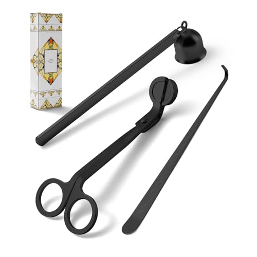 Candle Care Kit - Wick Trimmer, Snuffer & Dipper Set