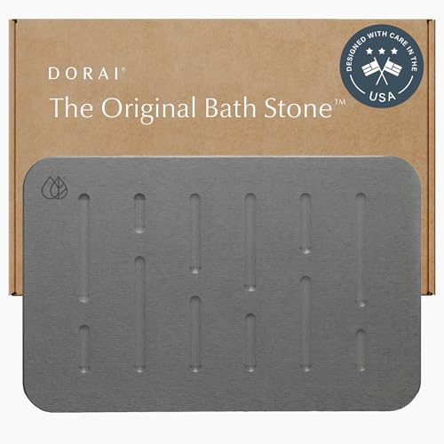 Diatomaceous Earth Stone Bath Mat - Non-Slip Quick-Dry Shower Mat