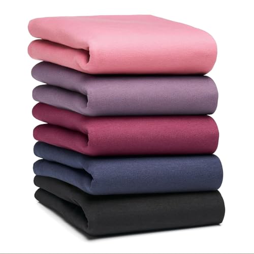 MoonstoneSeven Plum Hair Plop - Curl Wrap for Drying & Frizz Control, Soft Cotton Lycra, Wavy & Curly Hair
