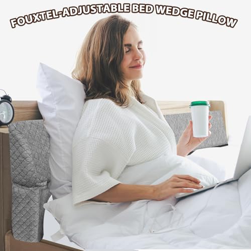 King Size Foldable Wedge Pillow for Bed Gap Filler (0-7")