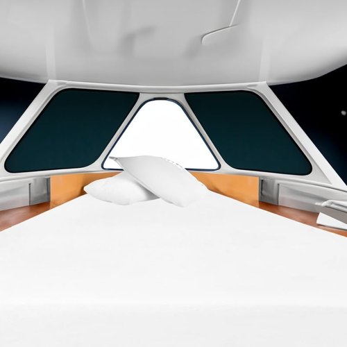 EASYCOT 100% Egyptian Cotton Universal AFT V Berth 3 Piece Sheet Set 800 Thread Count The Best Boat V Berth Bedding Fits Mattresses Up to 8” Depth Sheet Set - Great Gift for Boaters (White)