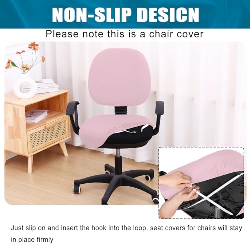 Stretch Printed Office Chair Cover - Soft, Washable & Non-Slip