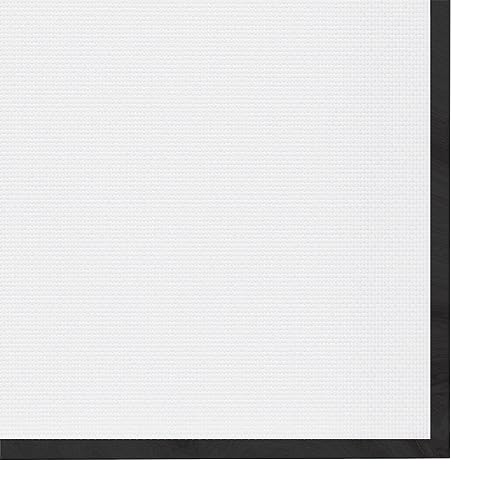Minimal Monstera Leaf Line Drawing Framed Wall Art, 11x14 Inch Black Frame