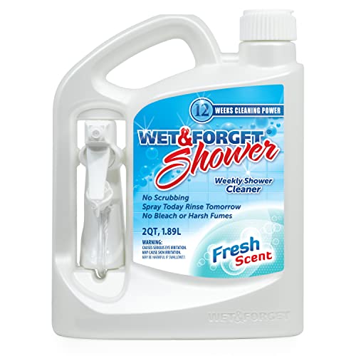 No-Scrub Shower Cleaner Spray - Bleach-Free Fresh Scent (64 fl oz)