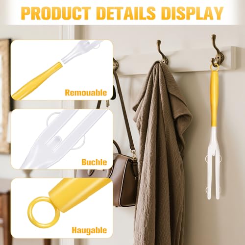 4-Pack Extendable Duster Replacement Handles for Home & Car Cleaning