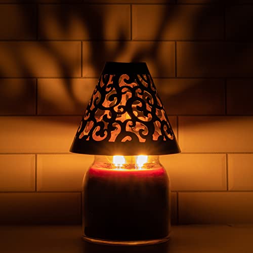 Copper Victorian Candle Shade - Unique Home Decor Accent