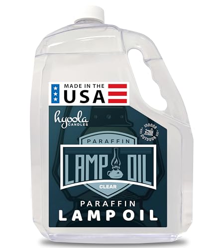 Clear Liquid Paraffin Lamp Oil - Smokeless Clean Burning Fuel (1 Gallon)