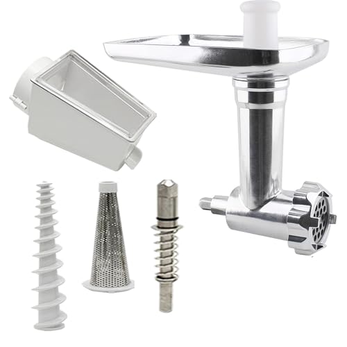 Fruit and Vegetable Strainer Attachment with Food Tray for Stand Mixers