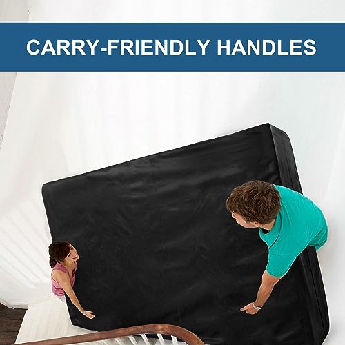 Twin XL Mattress Storage Bags - Waterproof, Reusable with Heavy Duty Handles