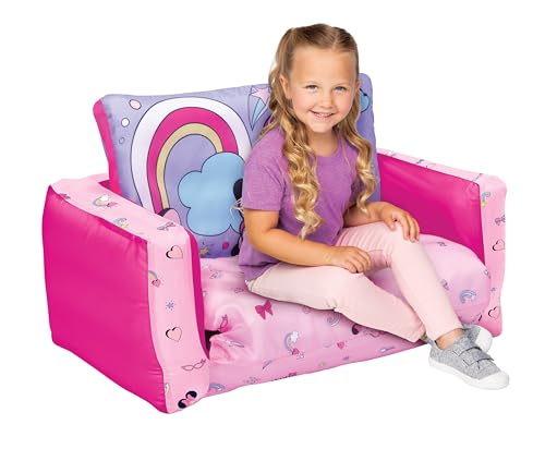 Minnie Mouse Inflatable Sofa Bed for Kids - 2-in-1 Toddler Couch & Nap Mat, Indoor & Outdoor Use