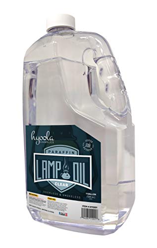 Clear Liquid Paraffin Lamp Oil - Smokeless Clean Burning Fuel (1 Gallon)