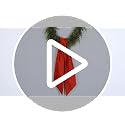 Red Front Door Wreath Blank Sash 2 Pack Polyester DIY Holiday Decor