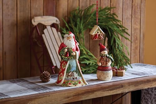 Jim Shore Heartwood Creek Christmas Birdhouse Ornament - Rustic Cabin Decor