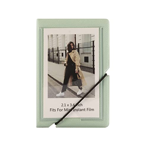 2x3 Mini Photo Album, 28-Pocket Portable Wallet Album for Instant Photos