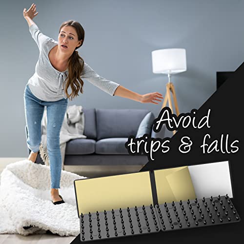 Non-Slip Rug Grippers for Carpets - Anti-Slip Mat Grips, 4 Pack
