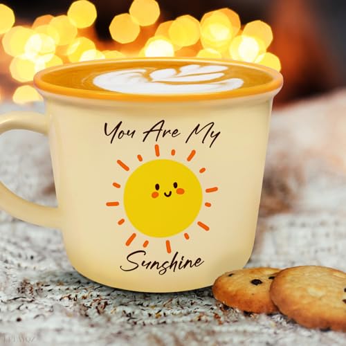 You Are My Sunshine 11oz Coffee Mug – Funny Yellow Cute Gift for Women
