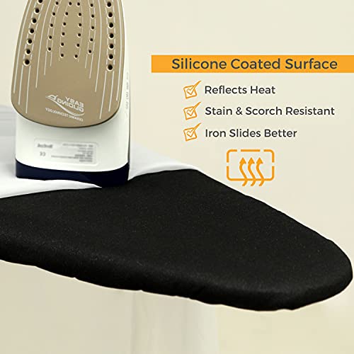 Ironing Board Cover and Pad 15x54 Inch, Heavy Duty Heat Reflective Padding