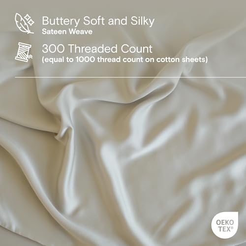 Cooling Bamboo Viscose Duvet Cover Set - Soft 3-Piece King/Cal King Bedding