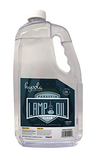 Clear Liquid Paraffin Lamp Oil - Smokeless Clean Burning Fuel, 1 Gallon (2 Pack)