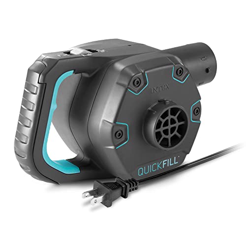 Intex QuickFill Air Pump - Gray / 38.9 CFM for Inflatable Pools & Devices