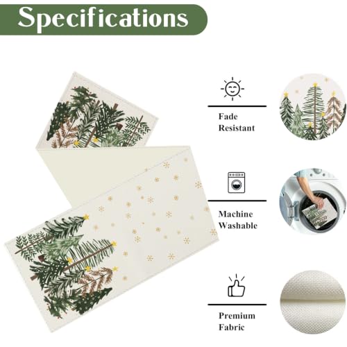 Xmas Trees 13x90 Inch Table Runner – Baccessor Holiday Home Decor