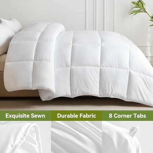 L LOVSOUL King Duvet Insert - All Season Down Alternative Comforter (106x90")