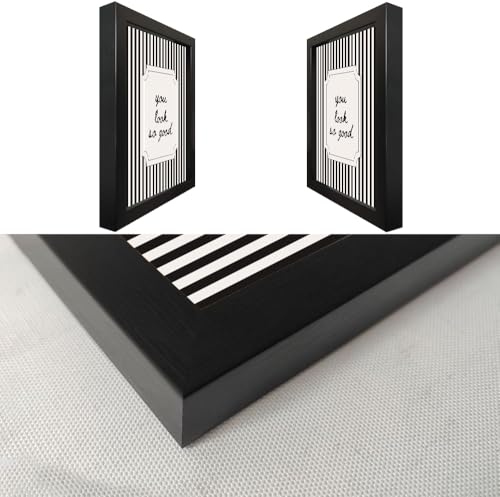 Black and White Bathroom Wall Art Framed Modern Minimalist Canvas Print