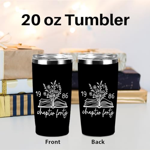 Jealance 1986 Tumbler for Men & Women 20oz Insulated Stainless Steel Travel Mug - Black, Model 1133