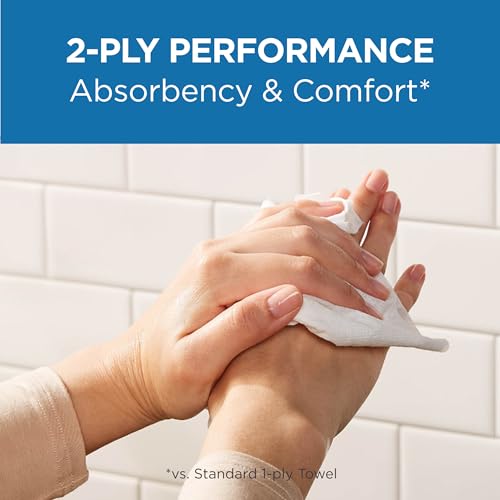 Premium 2-Ply Multifold White Paper Towels - 2000 Count (16 Packs)
