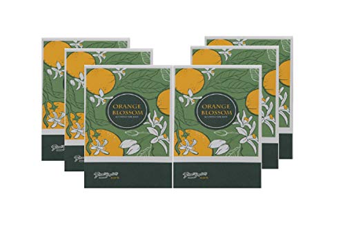 Orange Blossom Scented Sachets - Long-Lasting Air Freshener for Closets & Cars