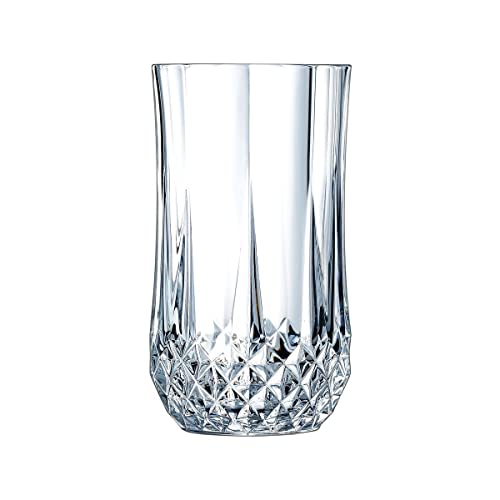 Longchamp Crystal Lowball Glasses 36cl - Set of 6 Durable Krysta Glassware