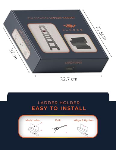 Heavy Duty Garage Wall Hook for Ladders and Utility Tools