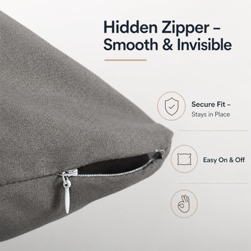 EVOLIVE Body Pillow Cover 21x54 Inch - Soft Microfiber Case with Hidden Zipper