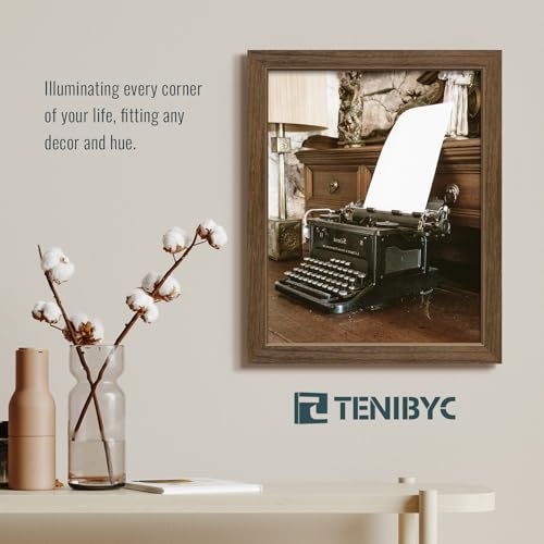 Brown 11x14 Picture Frame Set - 3 Pack, Real Glass, Wall & Table Display