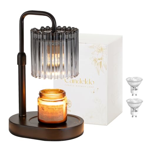 Adjustable Candle Warmer Lamp with Timer & Dimmable Light